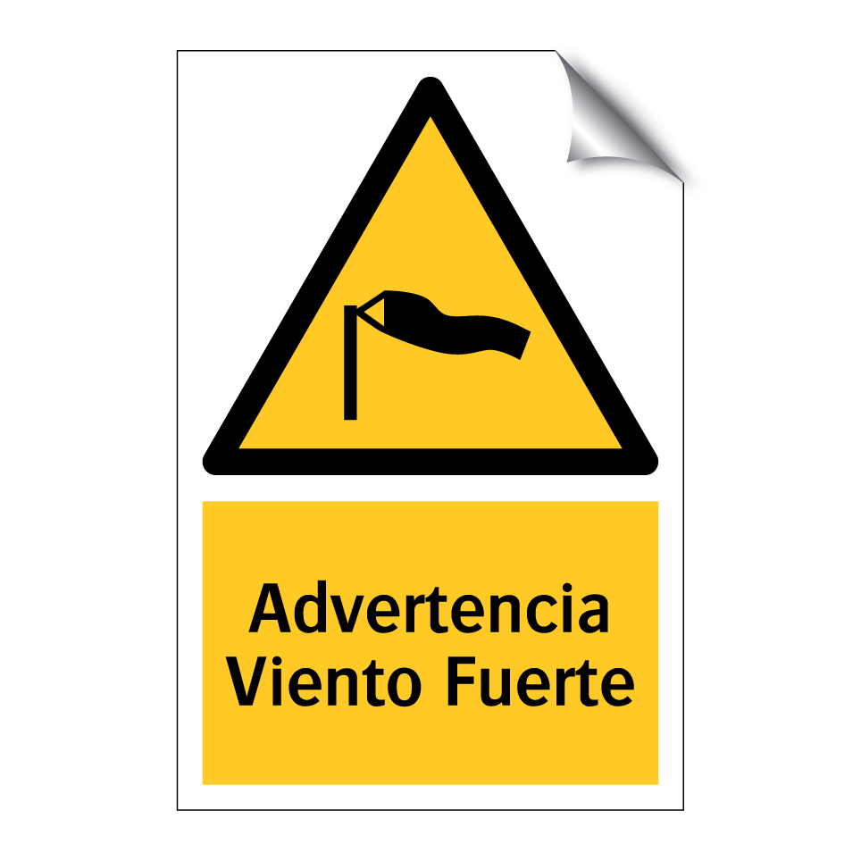 Advertencia Viento Fuerte