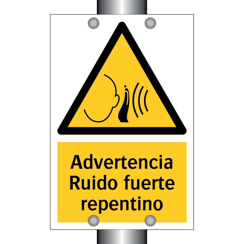 Advertencia Ruido fuerte repentino
