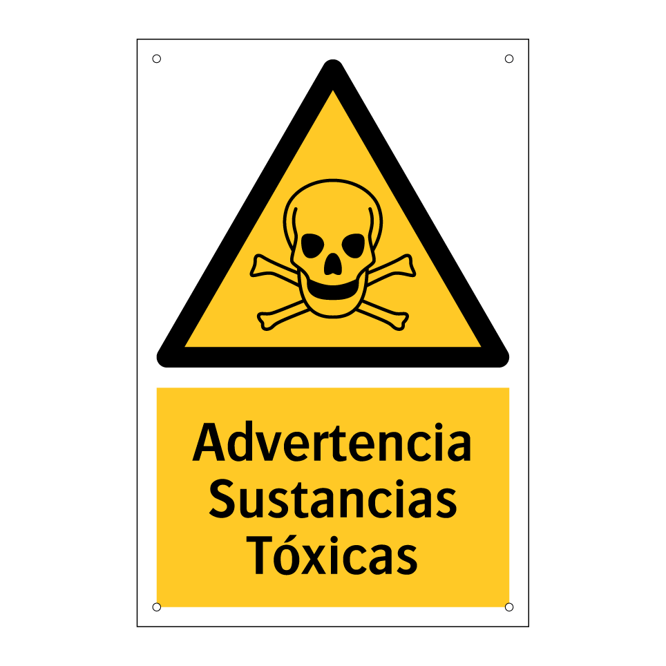 Advertencia Sustancias Tóxicas