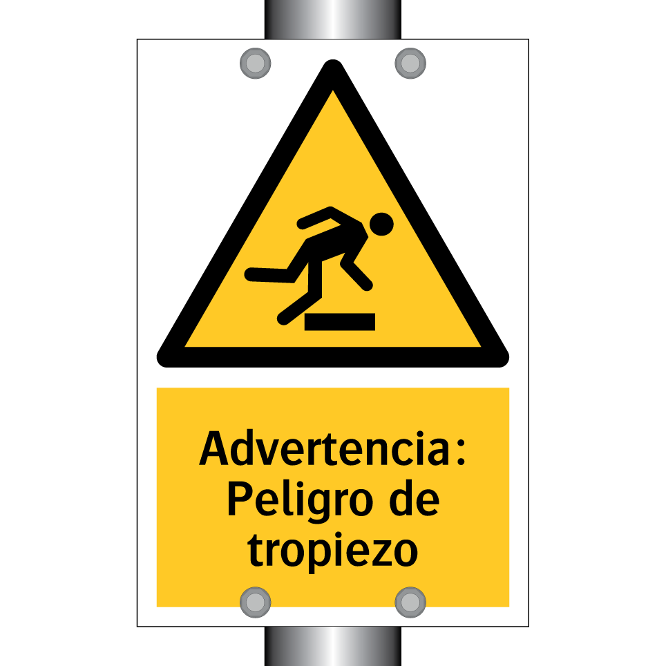 Advertencia: Peligro de tropiezo
