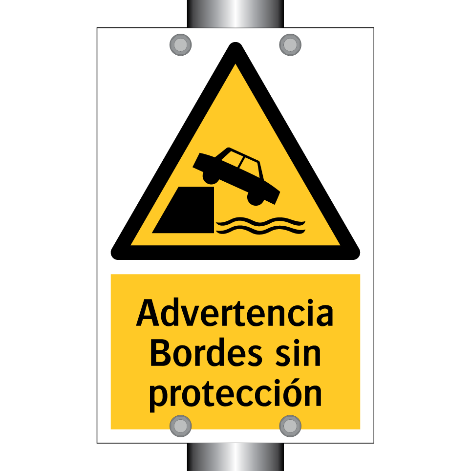 Advertencia Bordes sin protección