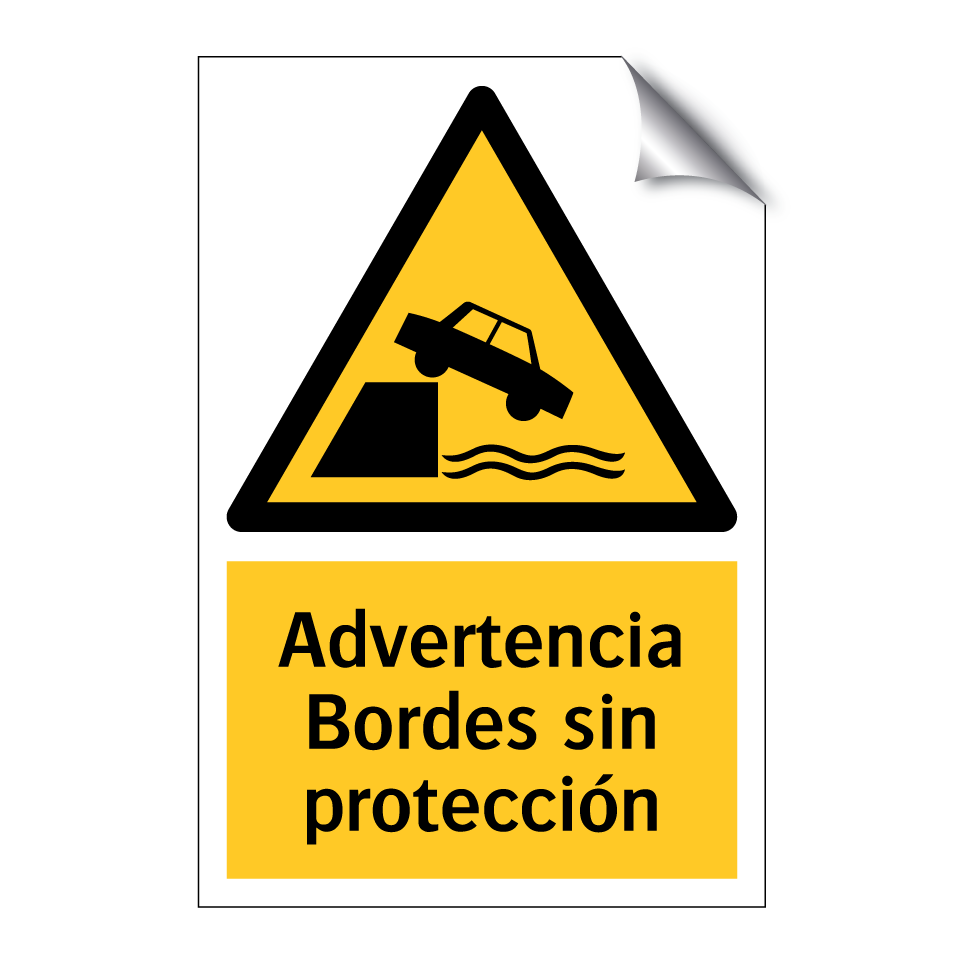 Advertencia Bordes sin protección