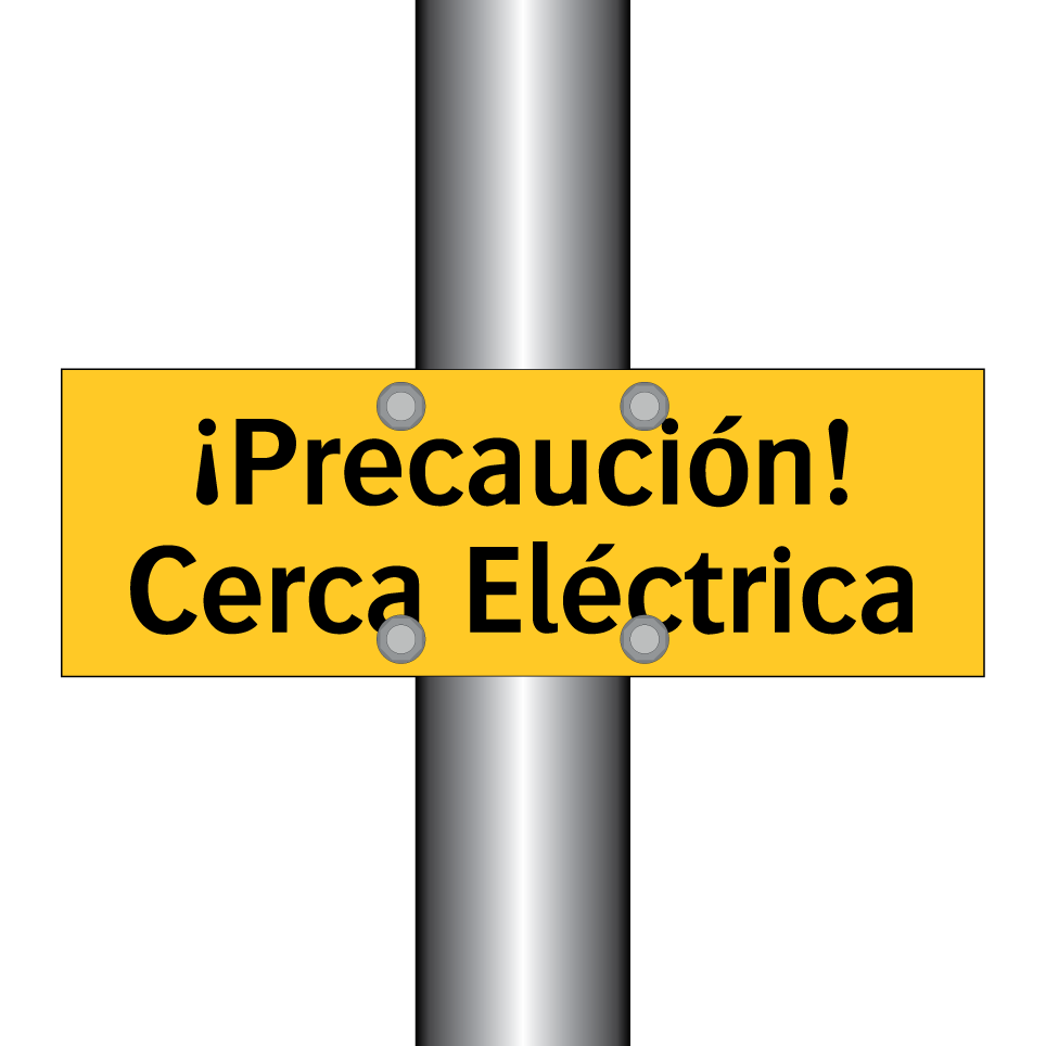 ¡Precaución! Cerca Eléctrica