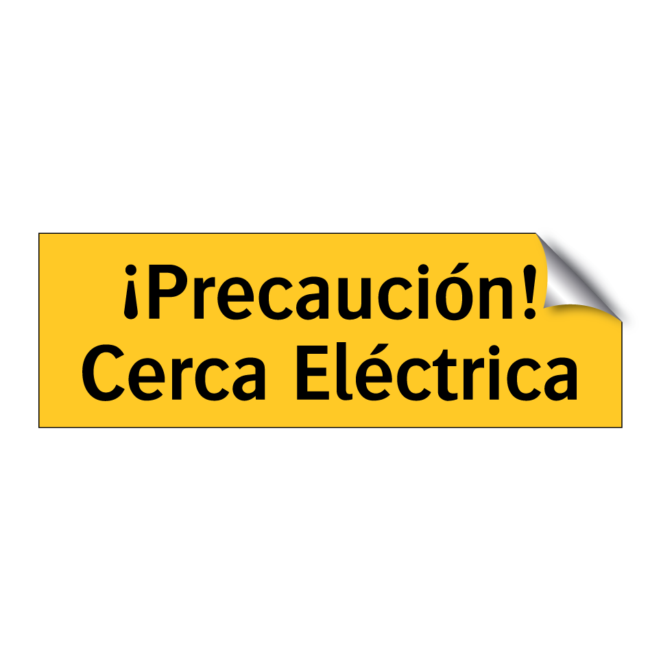 ¡Precaución! Cerca Eléctrica