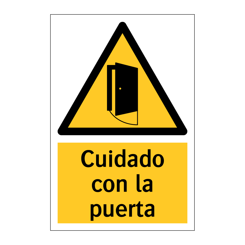 Cuidado con la puerta
