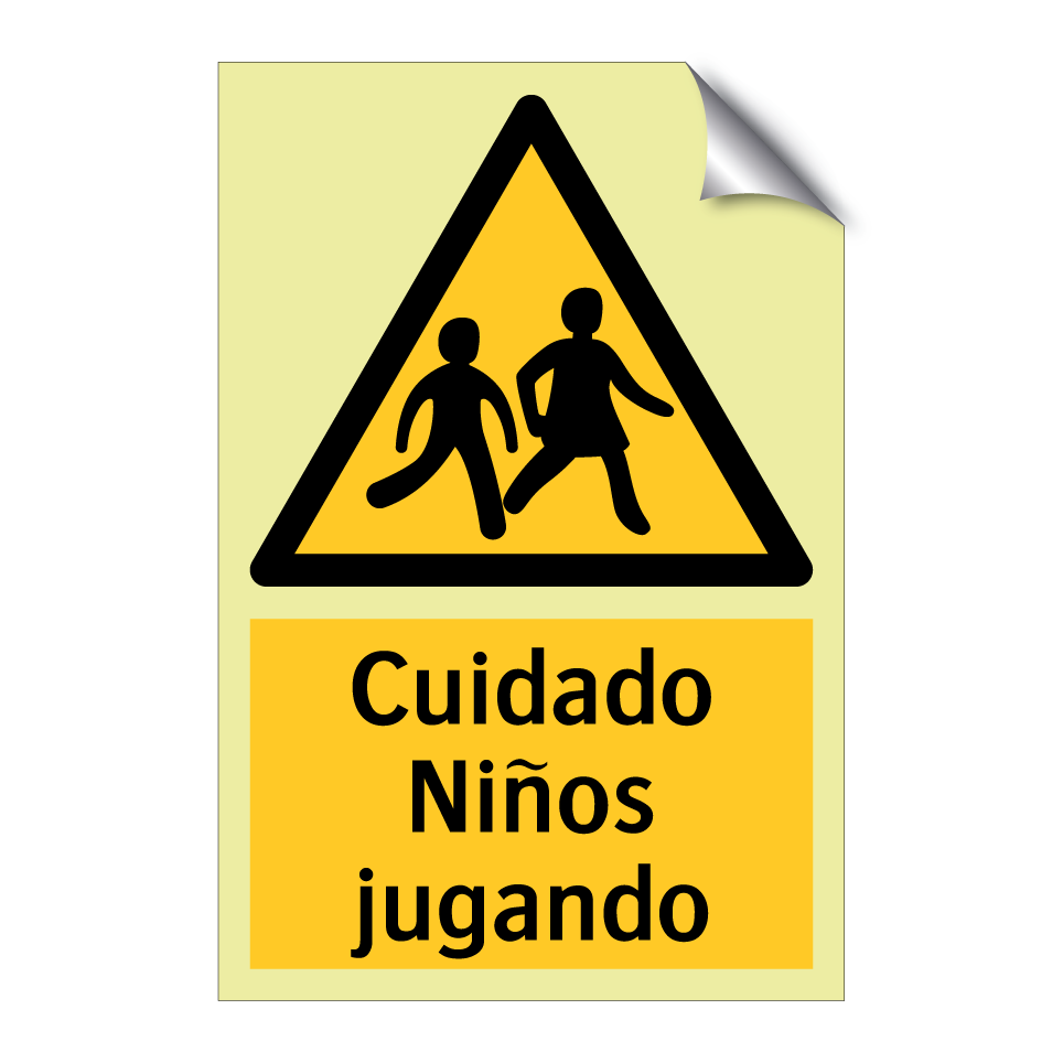 Cuidado Niños jugando