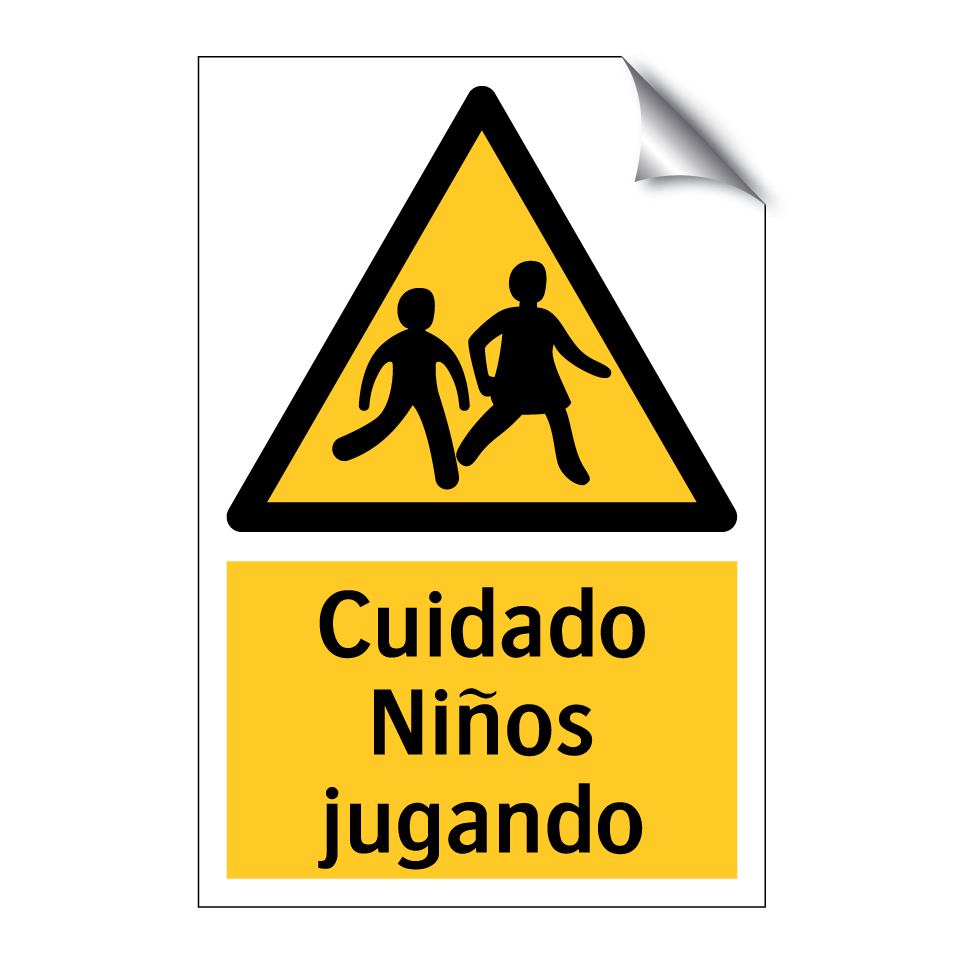 Cuidado Niños jugando