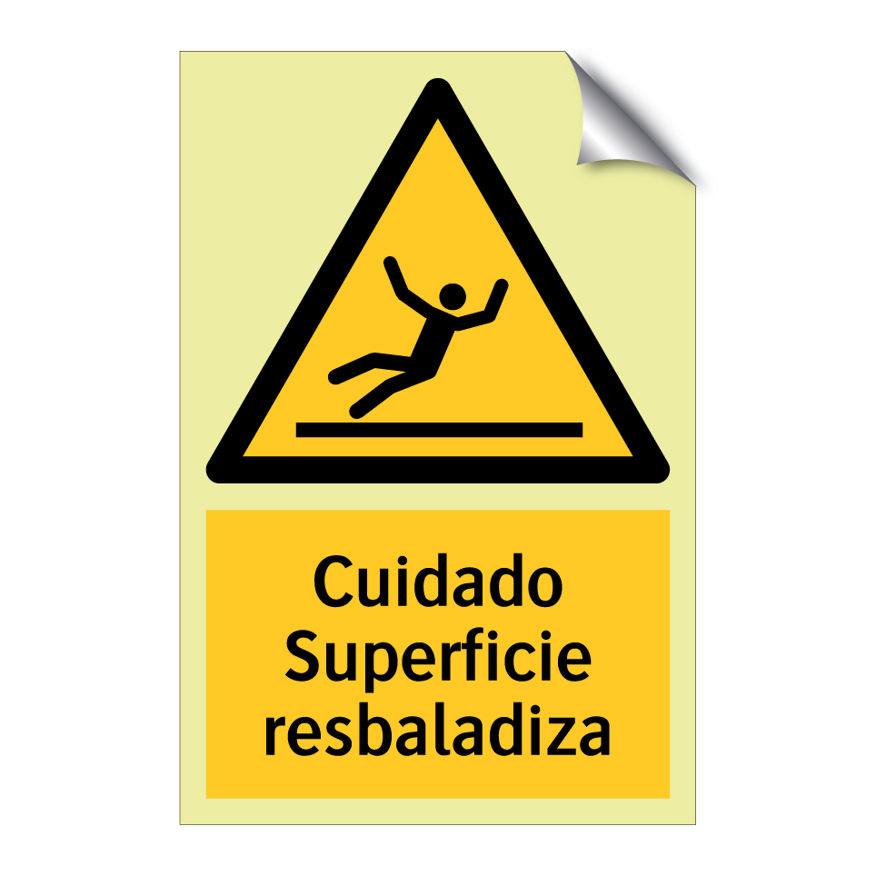 Cuidado Superficie resbaladiza