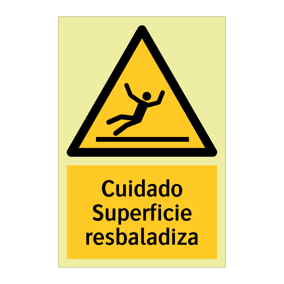 Cuidado Superficie resbaladiza