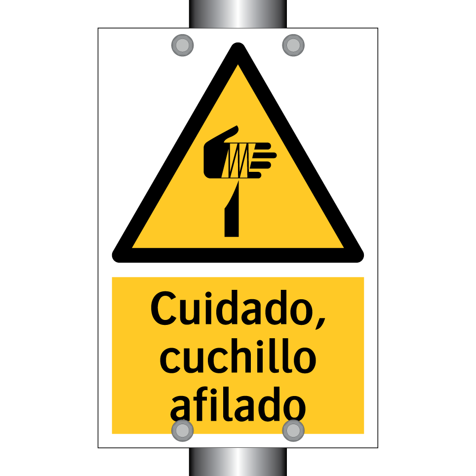 Cuidado, cuchillo afilado