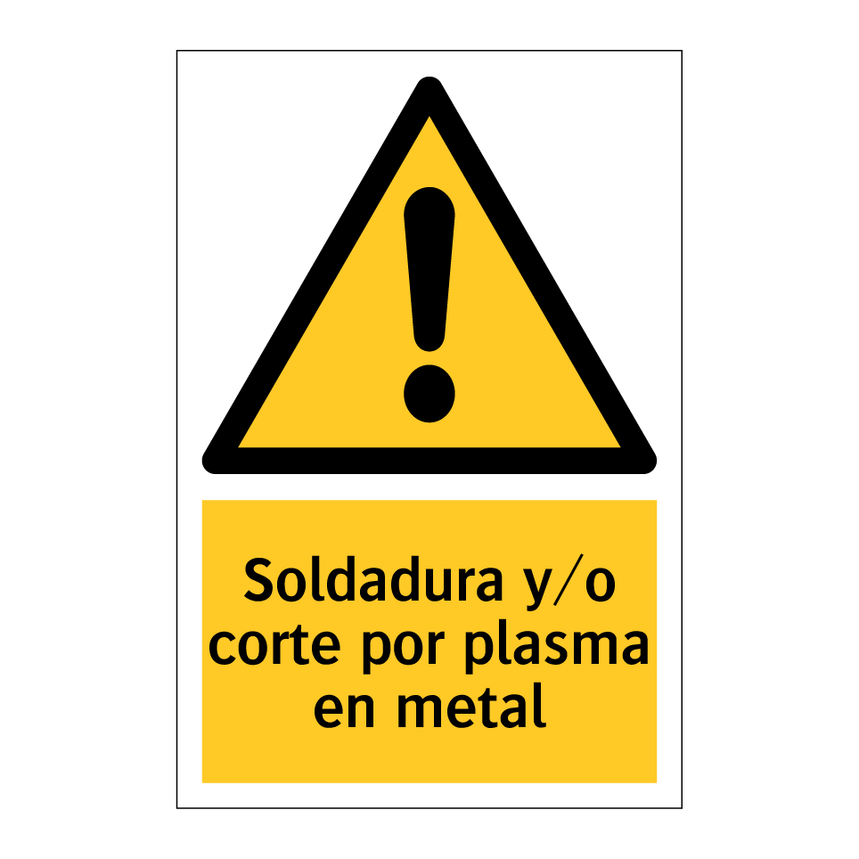 Soldadura y/o corte por plasma en metal
