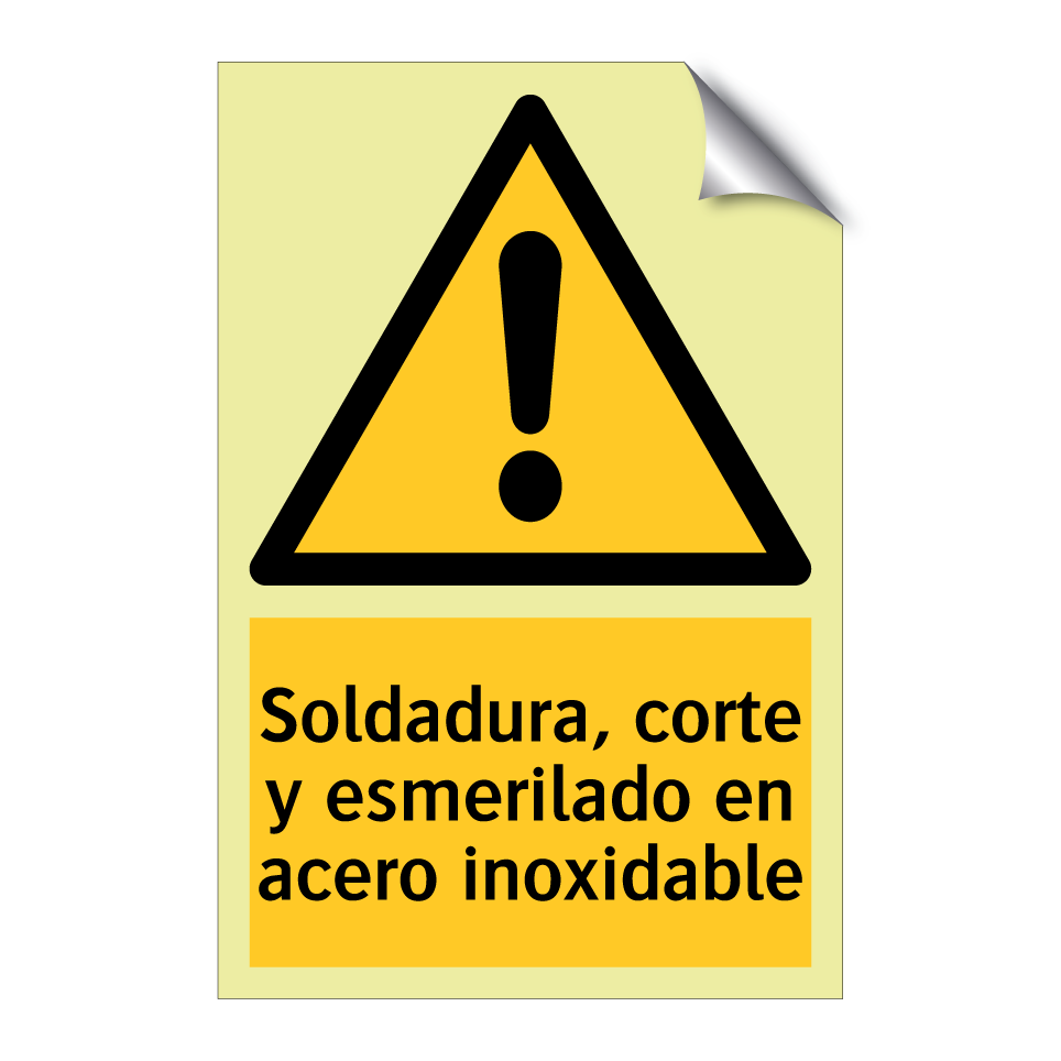 Soldadura, corte y esmerilado en acero inoxidable