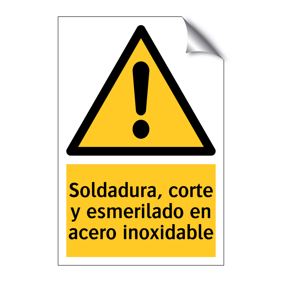 Soldadura, corte y esmerilado en acero inoxidable