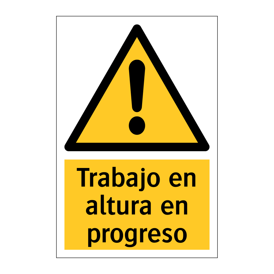 Trabajo en altura en progreso