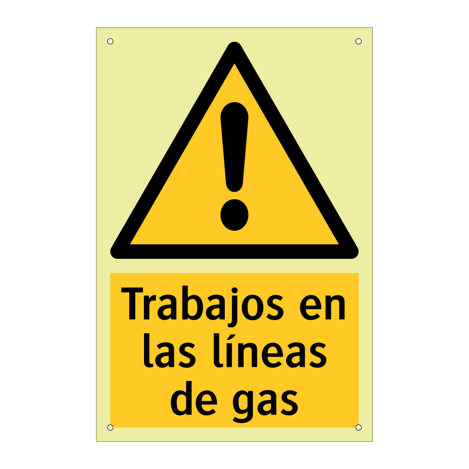 Trabajos en las líneas de gas