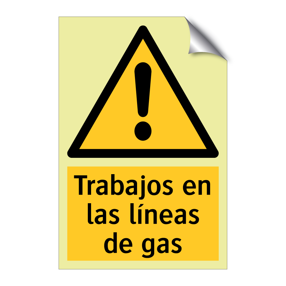 Trabajos en las líneas de gas