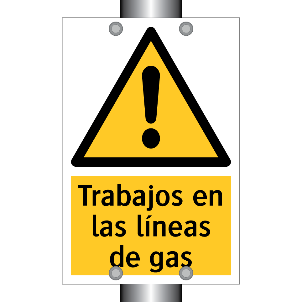 Trabajos en las líneas de gas
