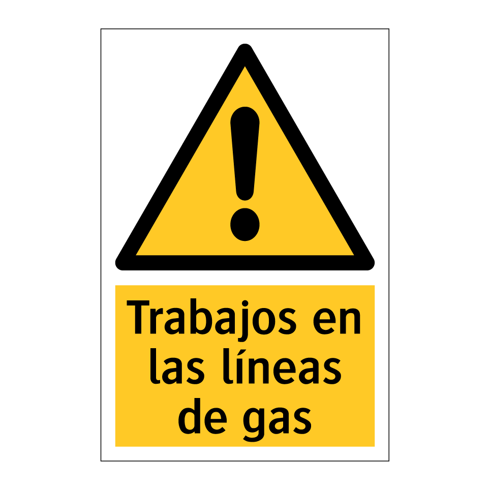Trabajos en las líneas de gas
