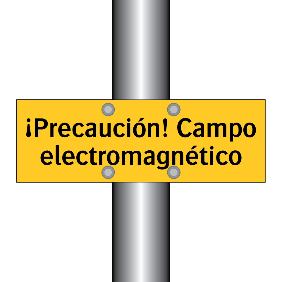 ¡Precaución! Campo electromagnético