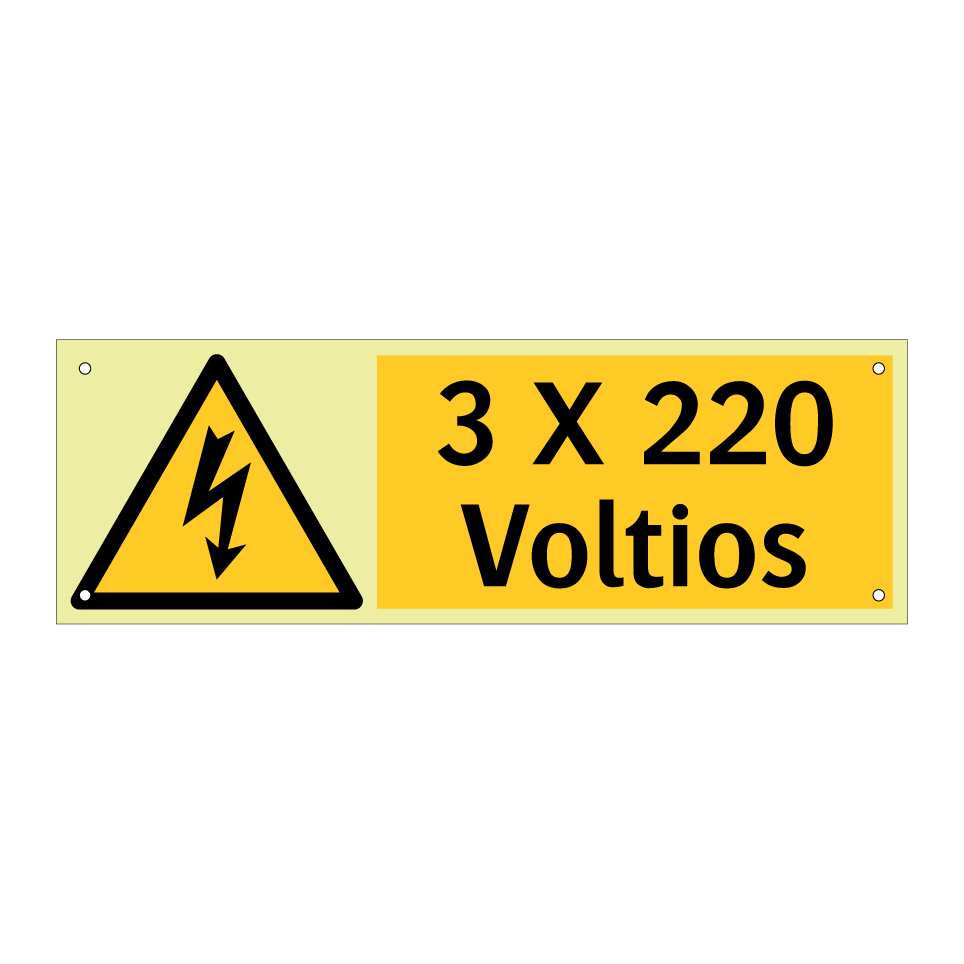 3 X 220 Voltios