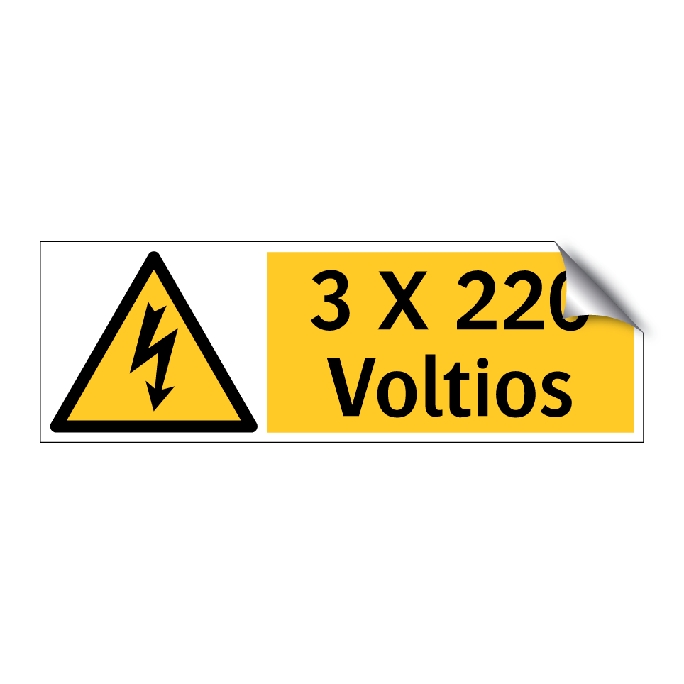 3 X 220 Voltios
