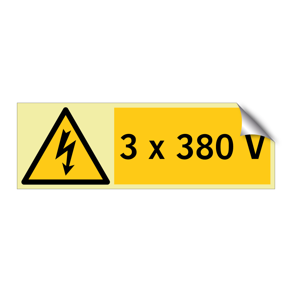 3 x 380 V