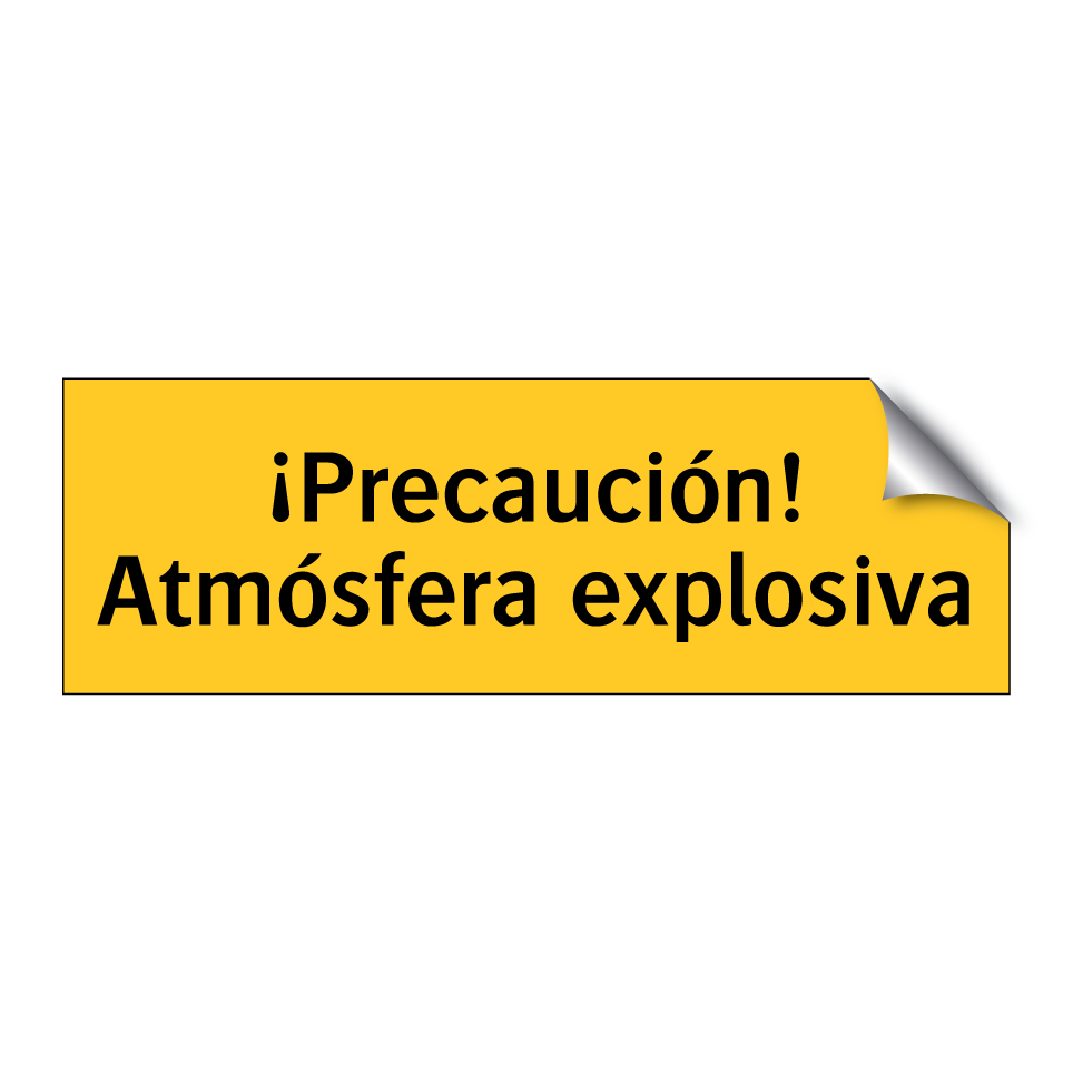 ¡Precaución! Atmósfera explosiva
