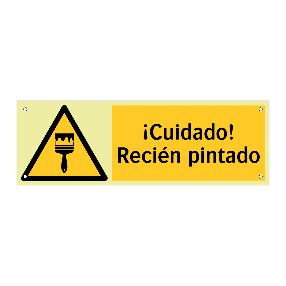 ¡Cuidado! Recién pintado