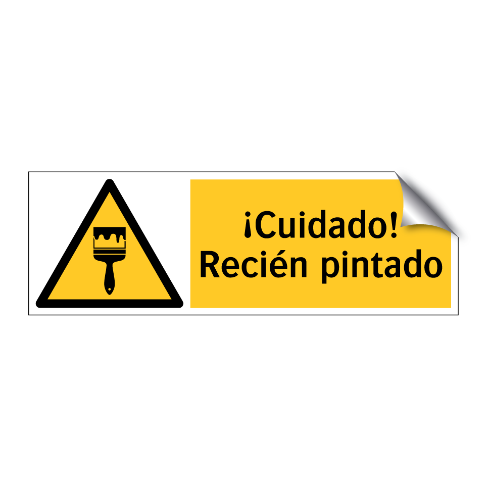 ¡Cuidado! Recién pintado