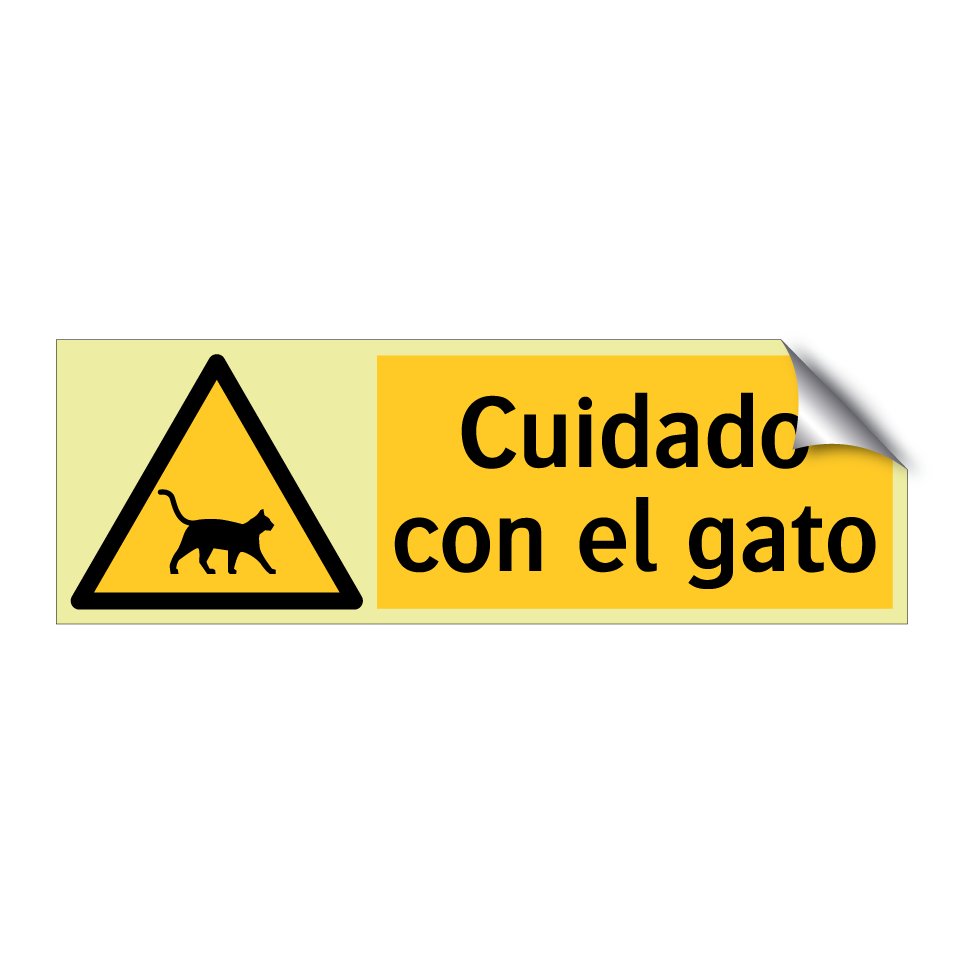 Cuidado con el gato