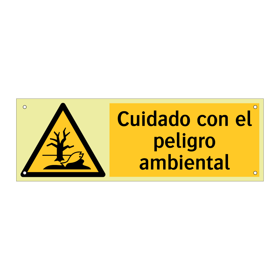 Cuidado con el peligro ambiental