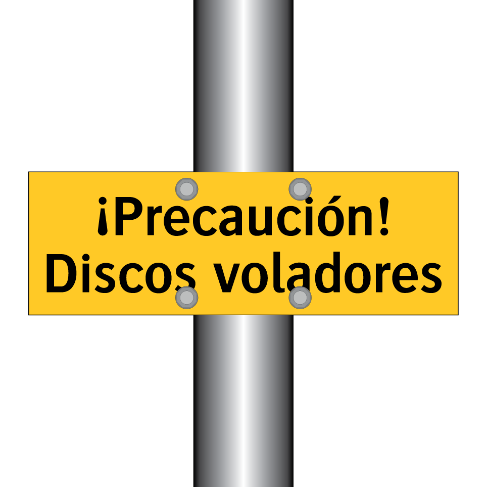 ¡Precaución! Discos voladores