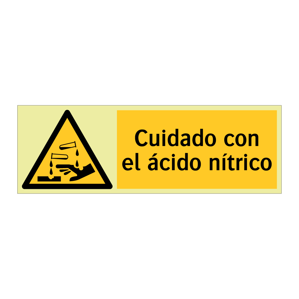 Cuidado con el ácido nítrico