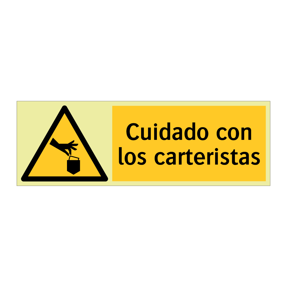 Cuidado con los carteristas