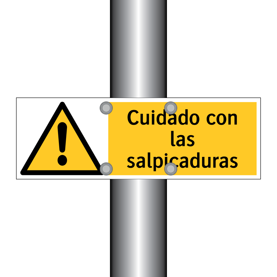 Cuidado con las salpicaduras