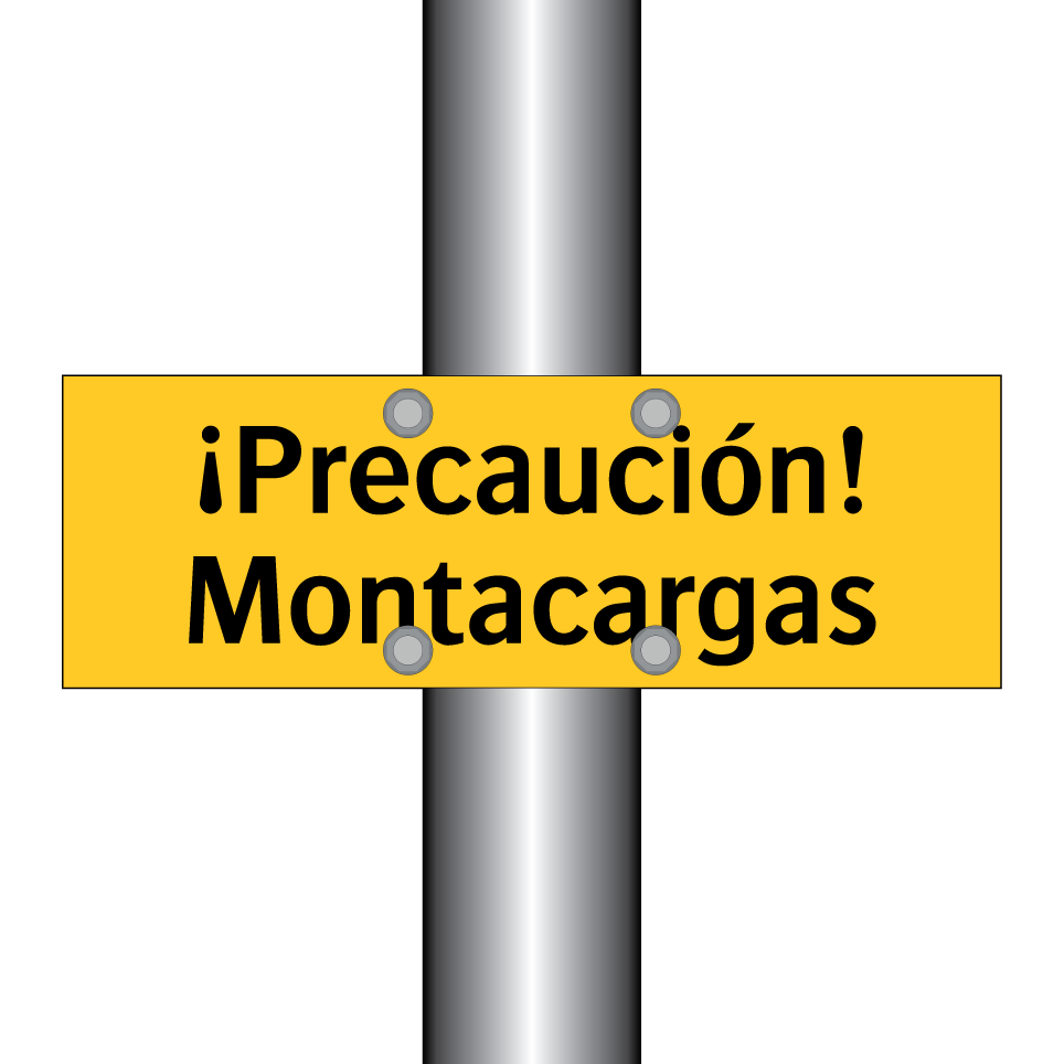 ¡Precaución! Montacargas