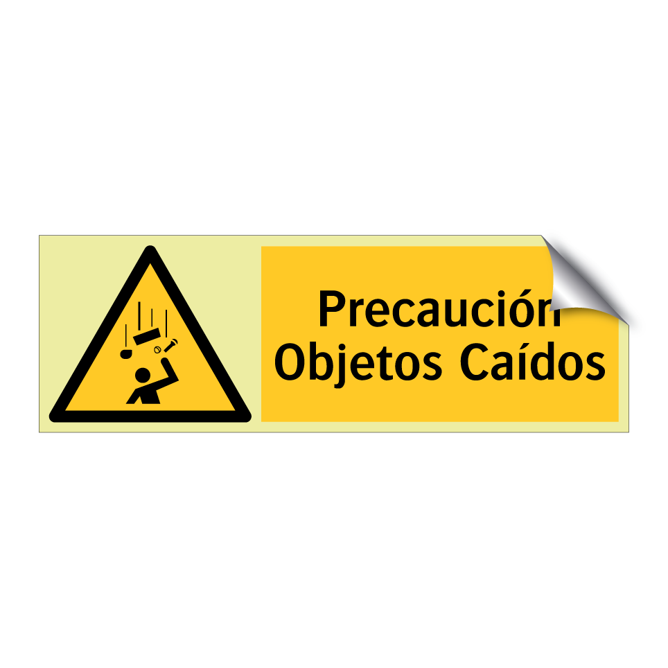 Precaución Objetos Caídos