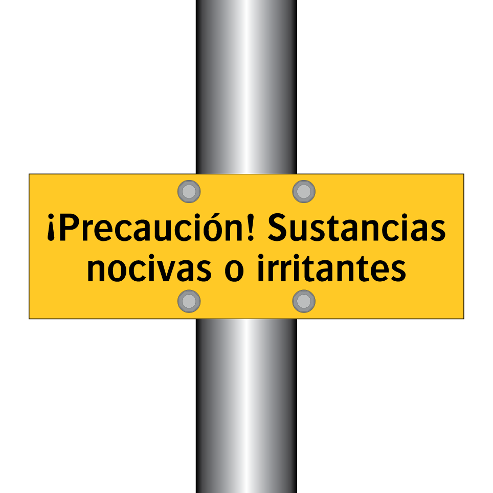¡Precaución! Sustancias nocivas o irritantes