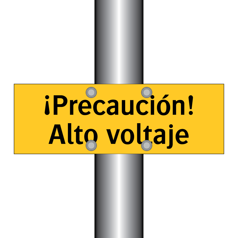 ¡Precaución! Alto voltaje