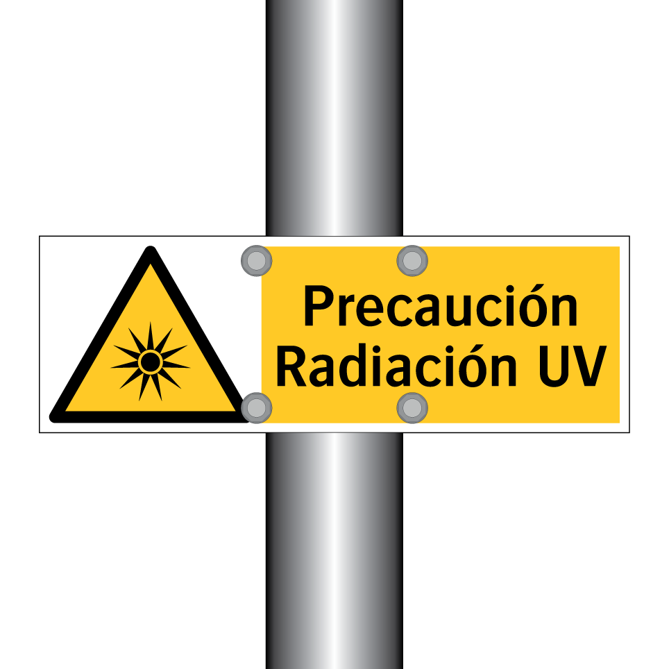 Precaución Radiación UV