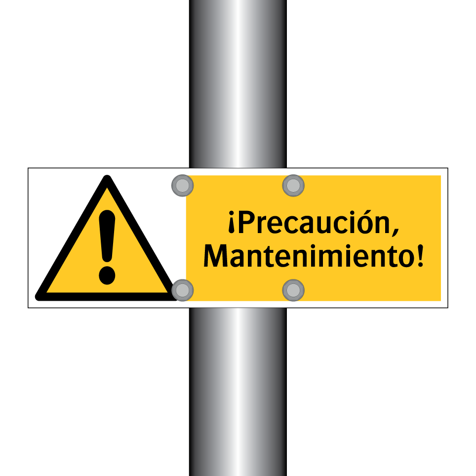 ¡Precaución, Mantenimiento!