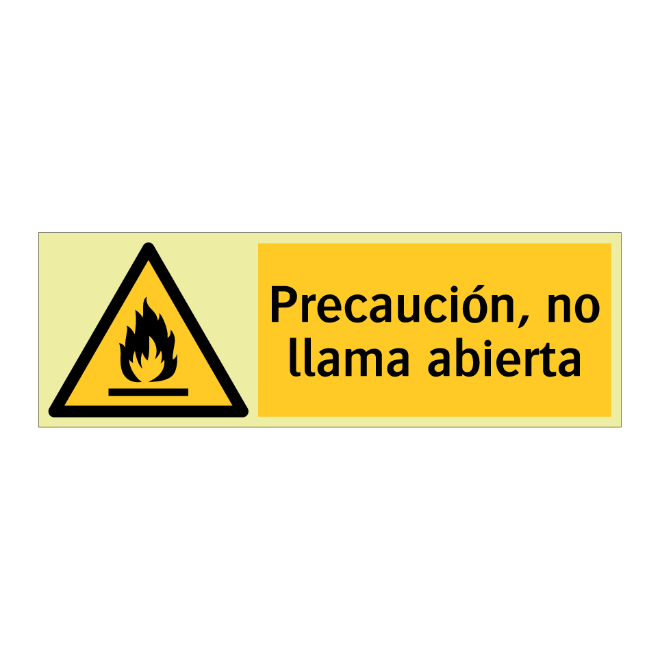 Precaución, no llama abierta