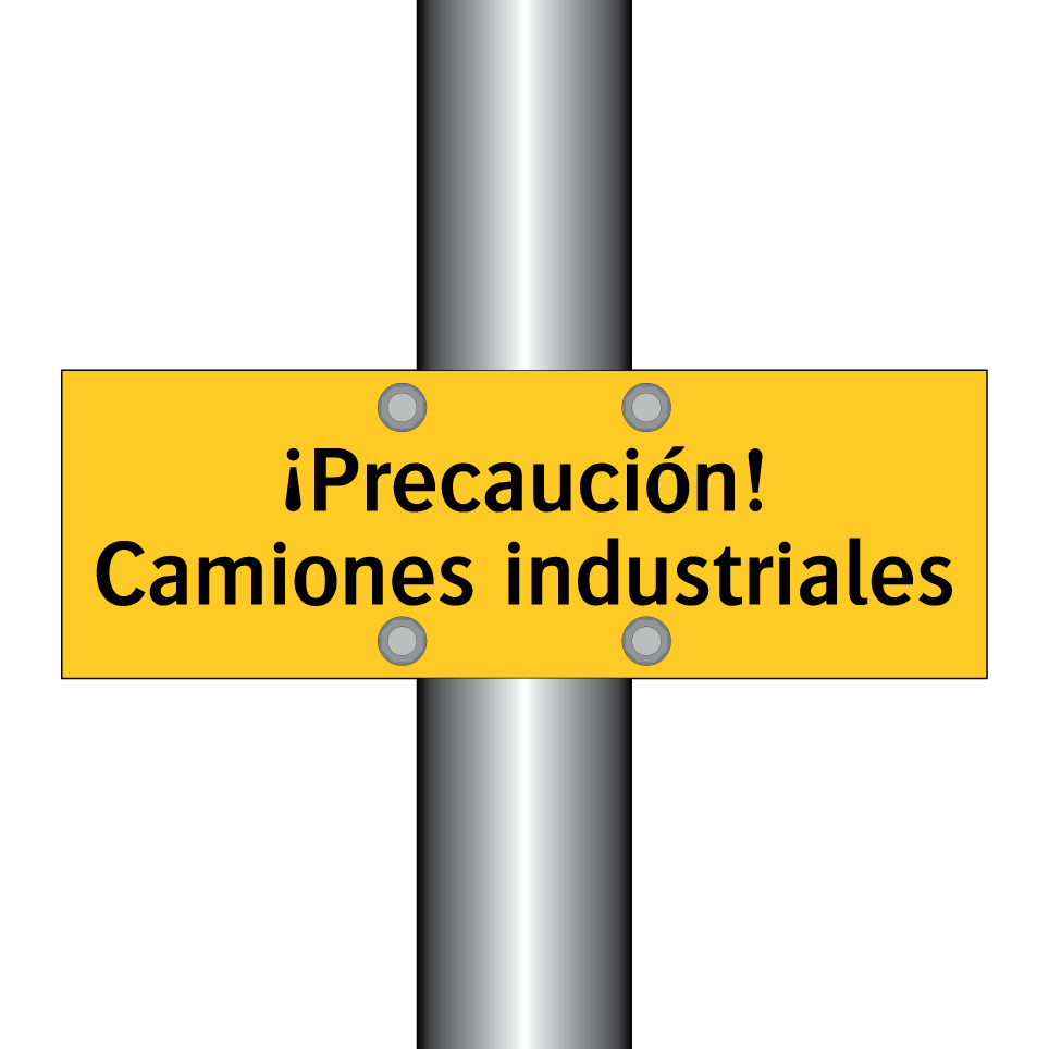 ¡Precaución! Camiones industriales