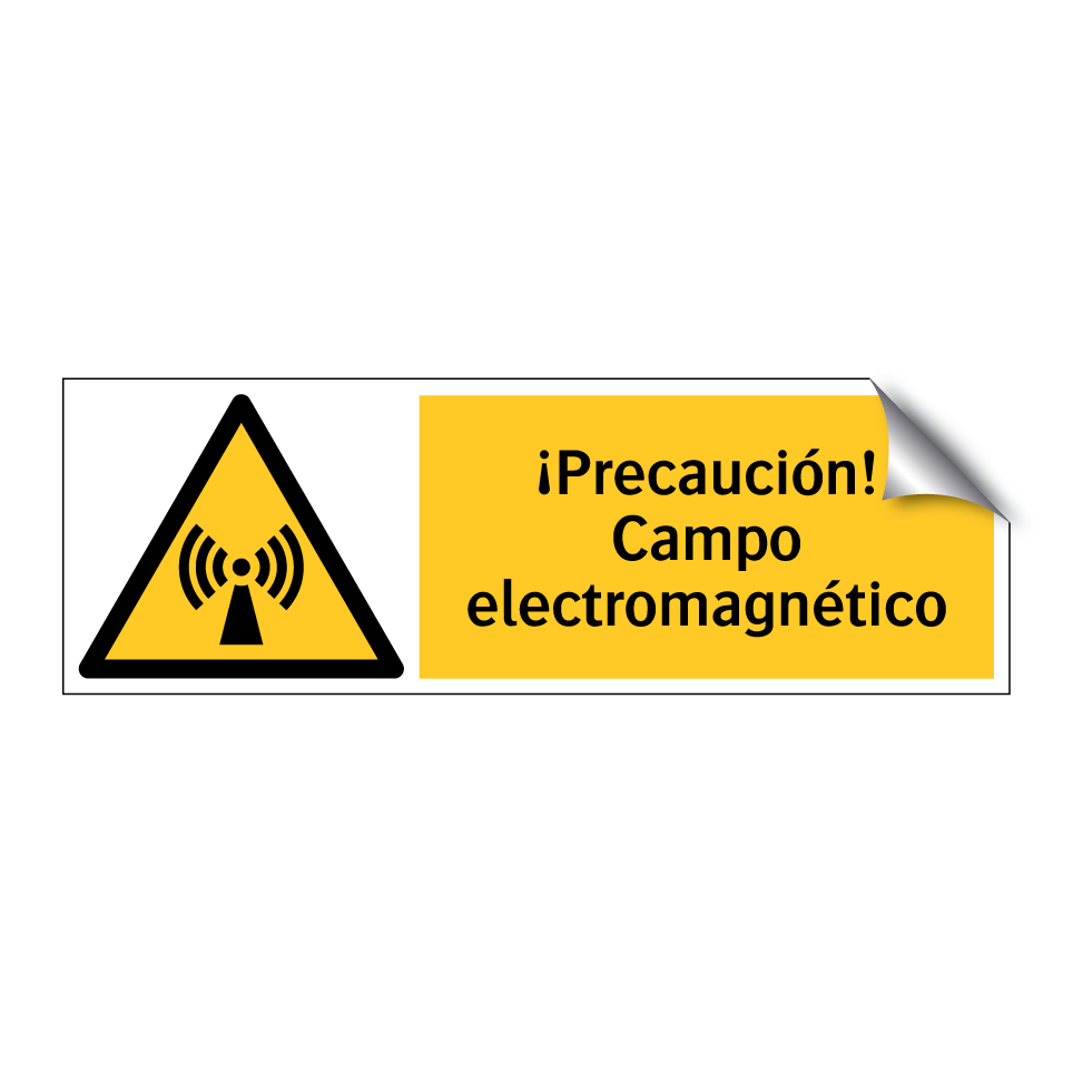 ¡Precaución! Campo electromagnético