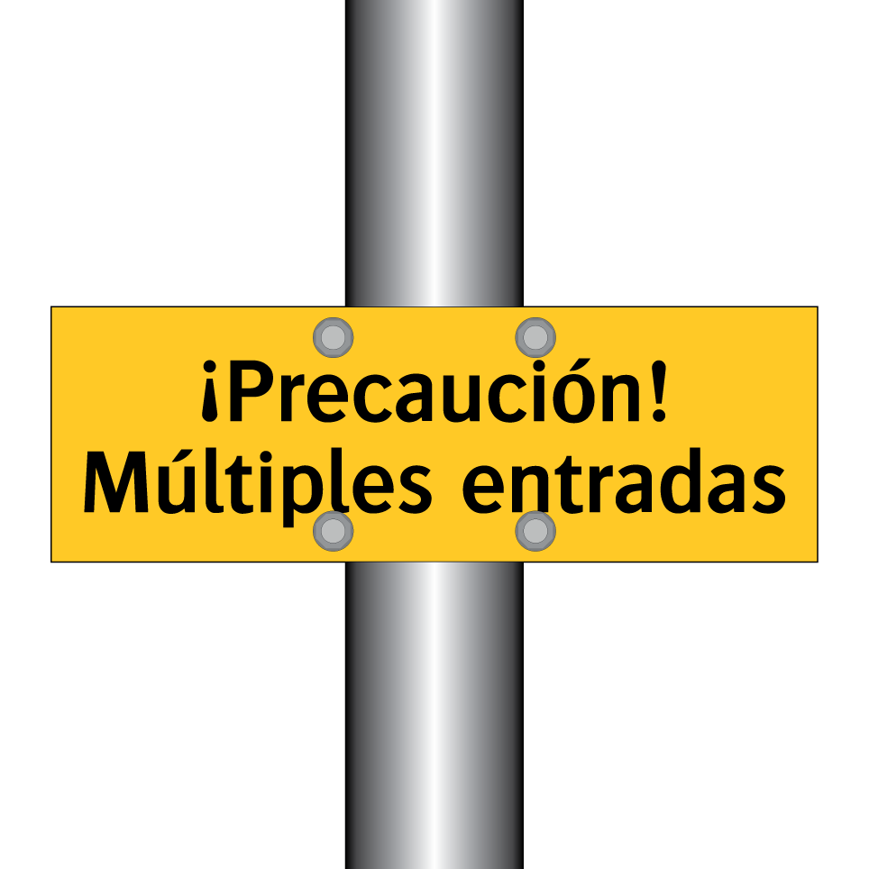 ¡Precaución! Múltiples entradas