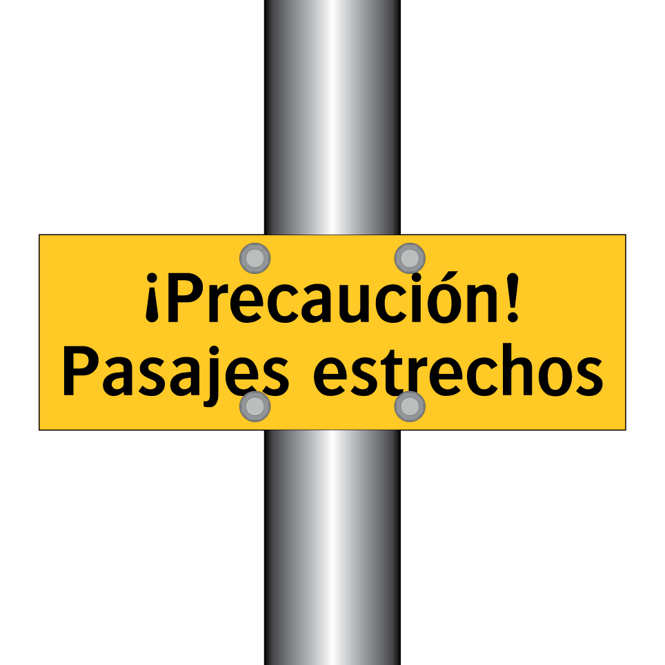 ¡Precaución! Pasajes estrechos