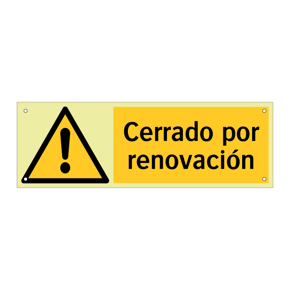 Cerrado por renovación