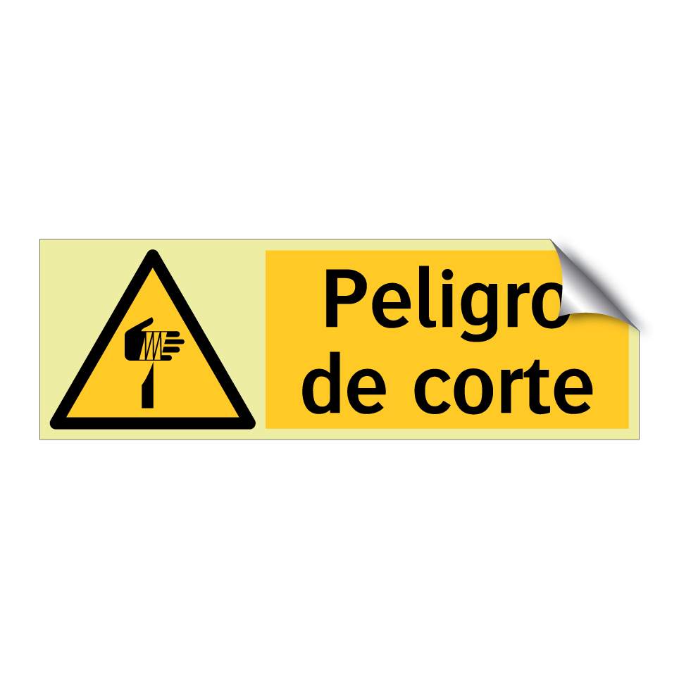 Peligro de corte