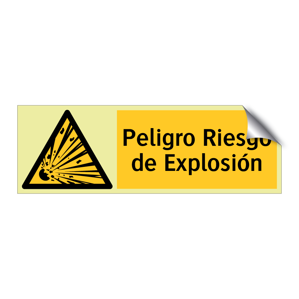 Peligro Riesgo de Explosión
