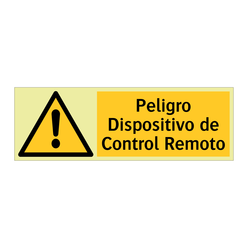 Peligro Dispositivo de Control Remoto